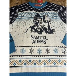 Shinesty Samuel Adams Sweater Mens XL Winter Christmas New NWT Knit